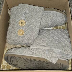 Ugg Australia classic lattice Cardy tall sweater boot Sand